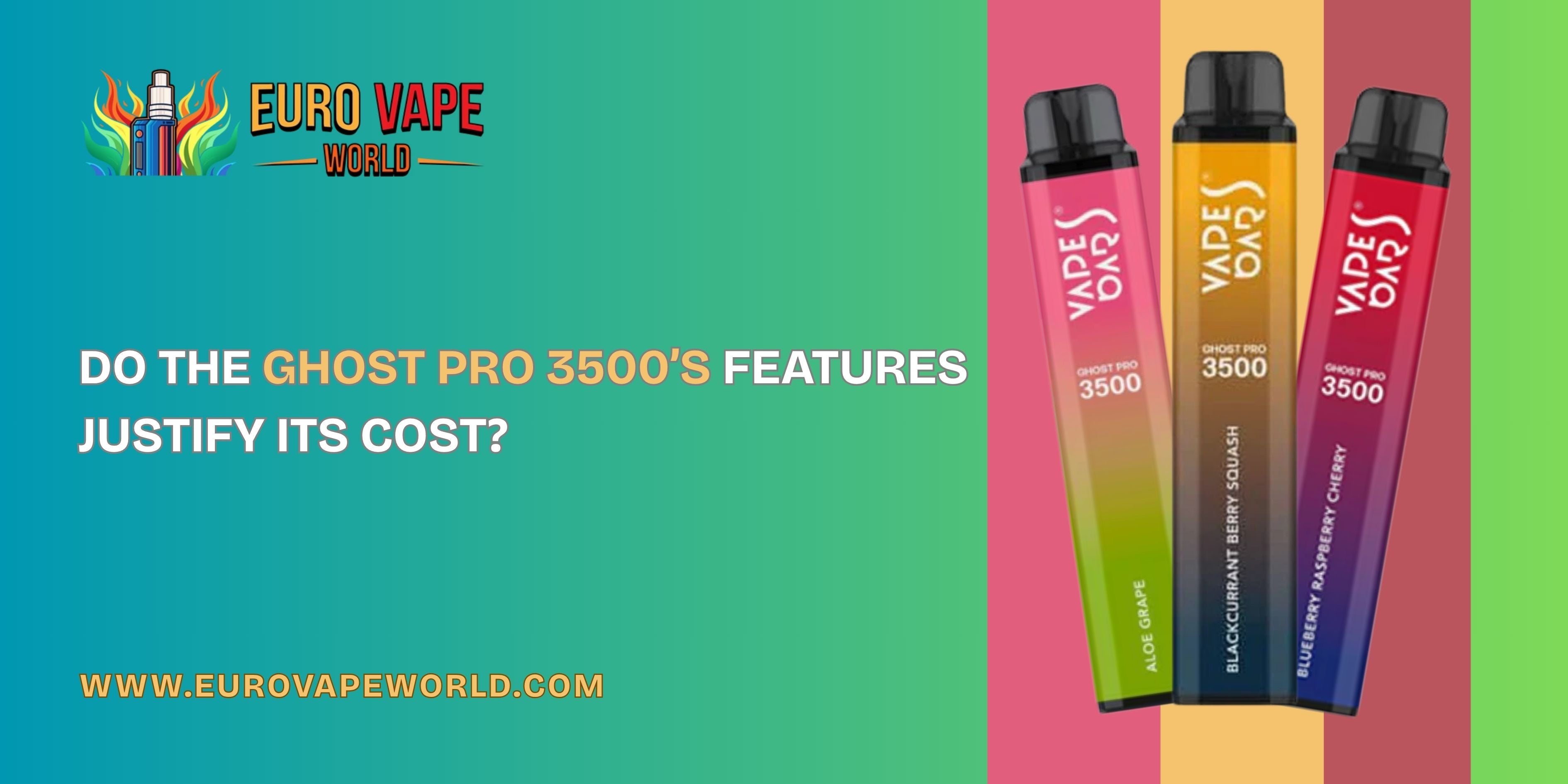 Hoeveel kosten de functies van de Ghost Pro 3500?