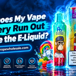 Waarom raakt de accu van mijn vape leeg voordat de e-liquid op is?